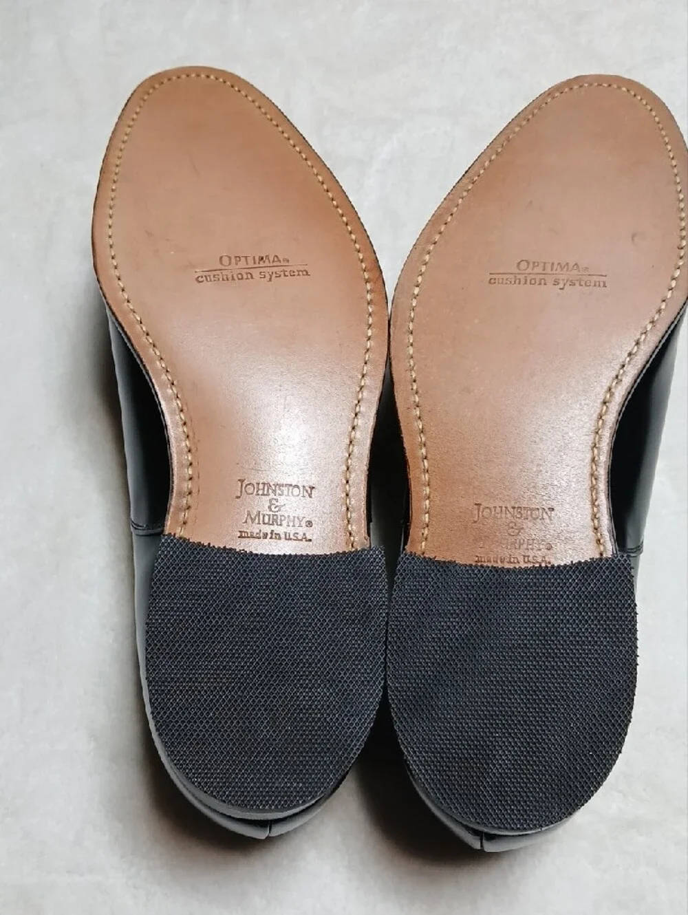 Johnston & Murphy Melton Black Cap-Toe Oxford Lace-Up Size 10.5
